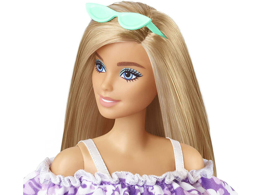 Barbie Loves The Ocean Vestito a fiori viola Mattel GRB36