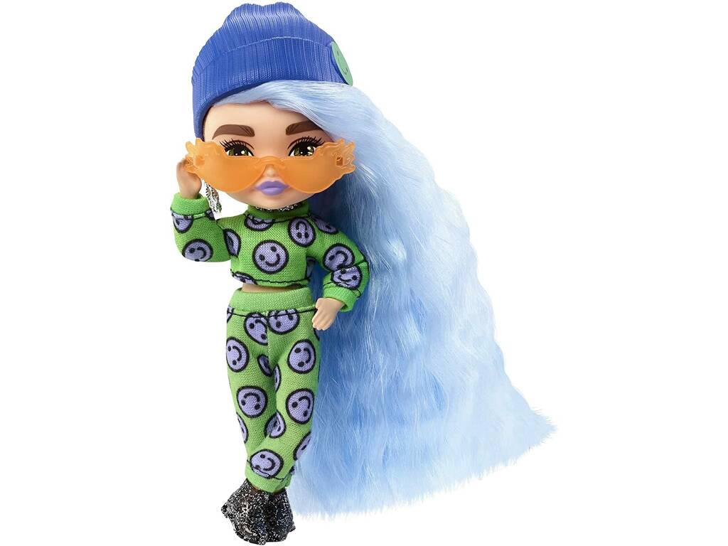 Barbie Extra Minis Pelo Azul Hielo Mattel HGP65