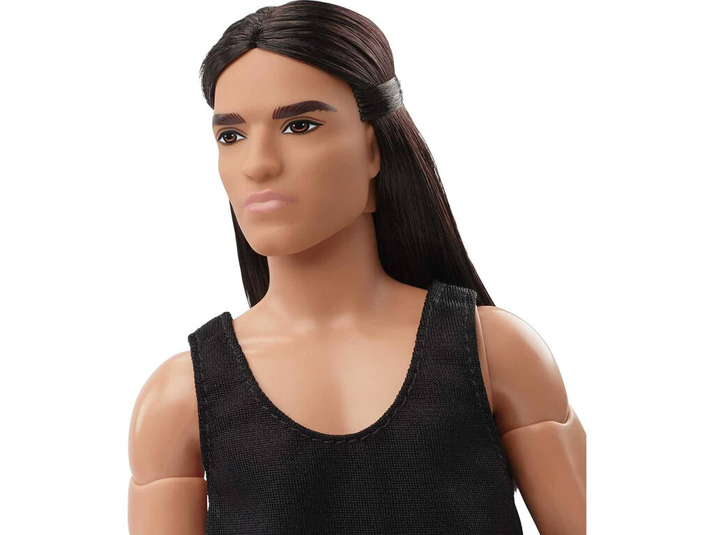 Barbie Signature Looks Ken Cabelo longo Mattel HCB79