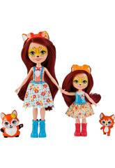 Enchantimals Sorelle Felicity e Feana Fox Mattel HCF81