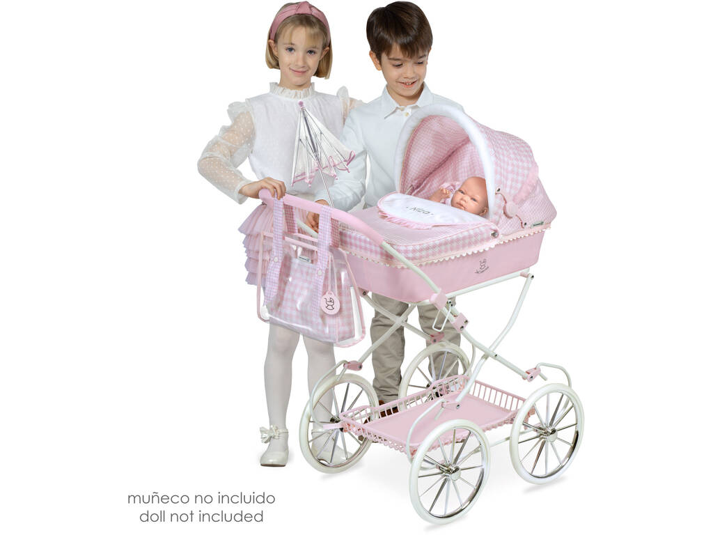 DeCuevas Nice Chariot de poupées pliable avec parasol 81046