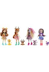 Enchantimals Pack 4 Personajes Amigos de Sunny Savanna Mattel GYN57