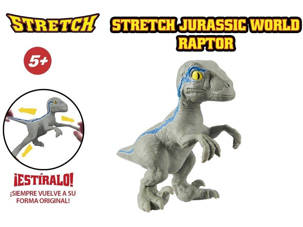 Figura Stretch Jurassic World Raptor Famosa TR200000