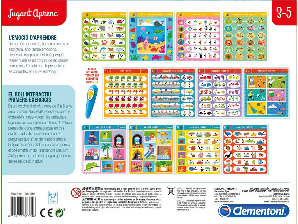Interactive Stift Primers Exercicis Clementoni 55364