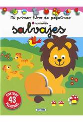 Mi Primer Libro de Pegatinas Animales Salvajes de Susaeta S3456006