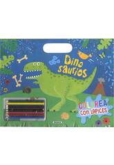 Crayons de couleur pour dinosaures Susaeta S3484001