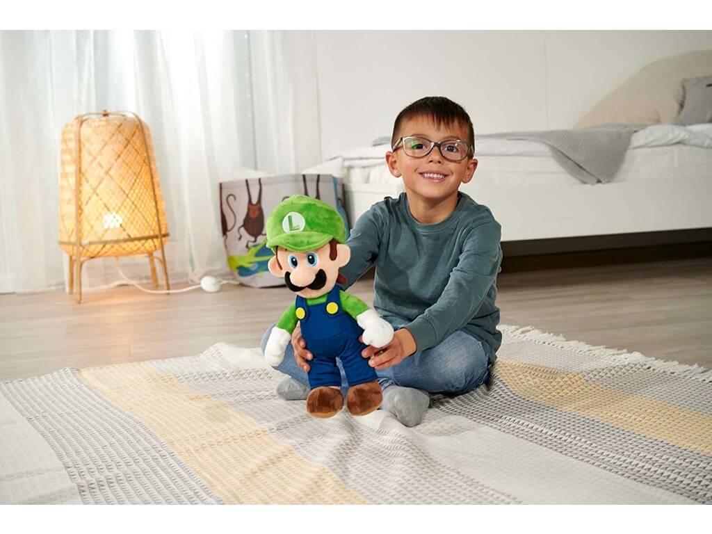 Peluche Luigi 30 cm. Simba 109231011