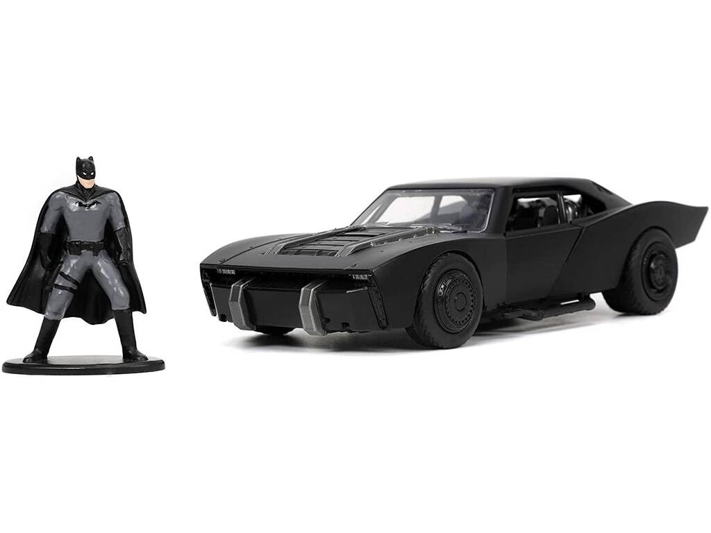 The Batman Batmobile in metallo 1:32 con figura Simba 253213008