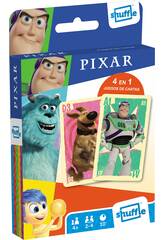 Pixar Baraja Infantil Shuffle 4 en 1 Fournier 10027508