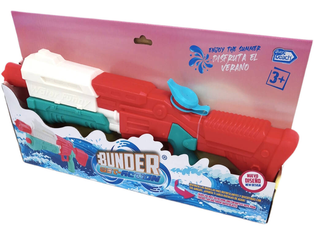 Bunder Lanzador de Agua Rojo 49 cm.