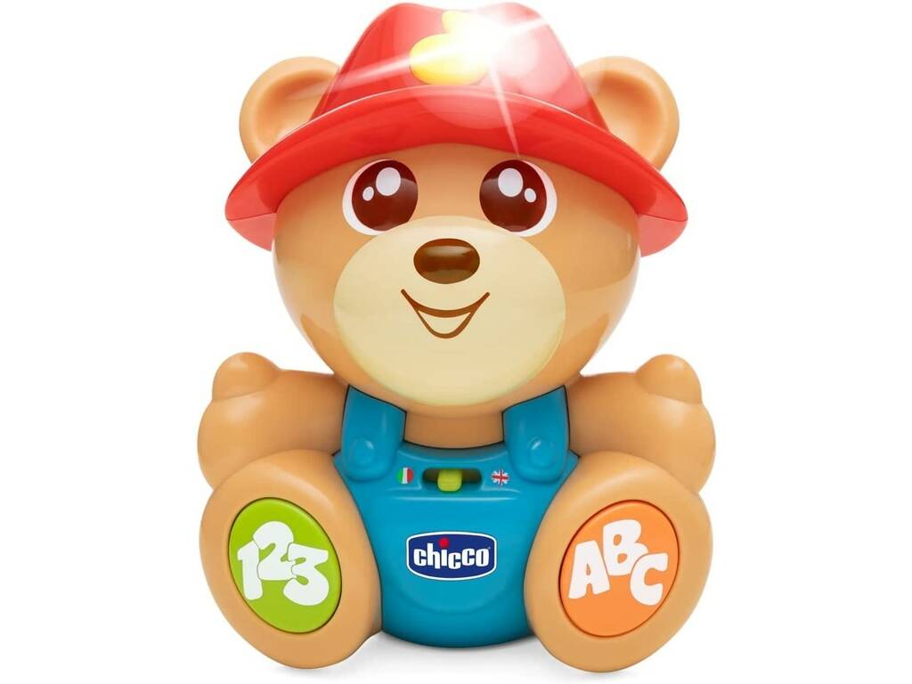 ABC Teddy Il tuo amico orsacchiotto bilingue Chicco 10744
