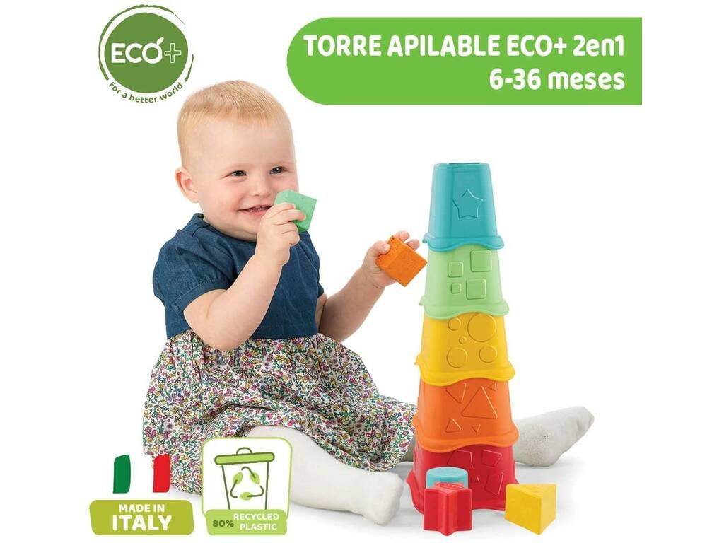 2 En 1 Torre Apilable Ecológica Chicco 93731