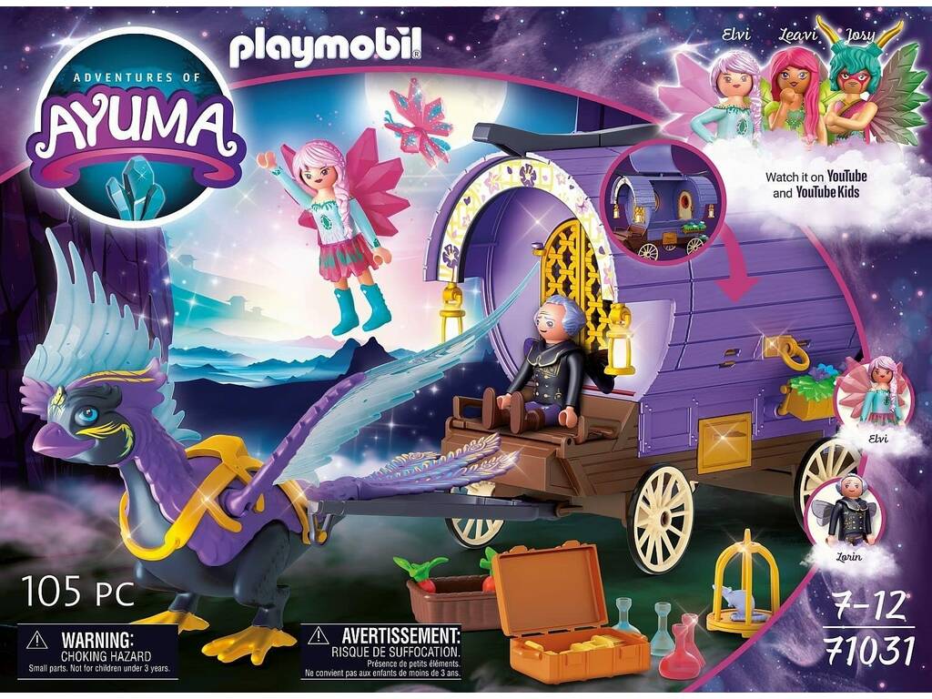 Voiture de fée Playmobil avec Phoenix Playmobil 71031
