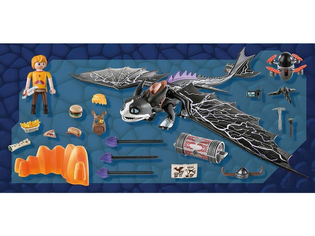 Playmobil Dragons Nine Realms Thunder and Tom Playmobil 71081