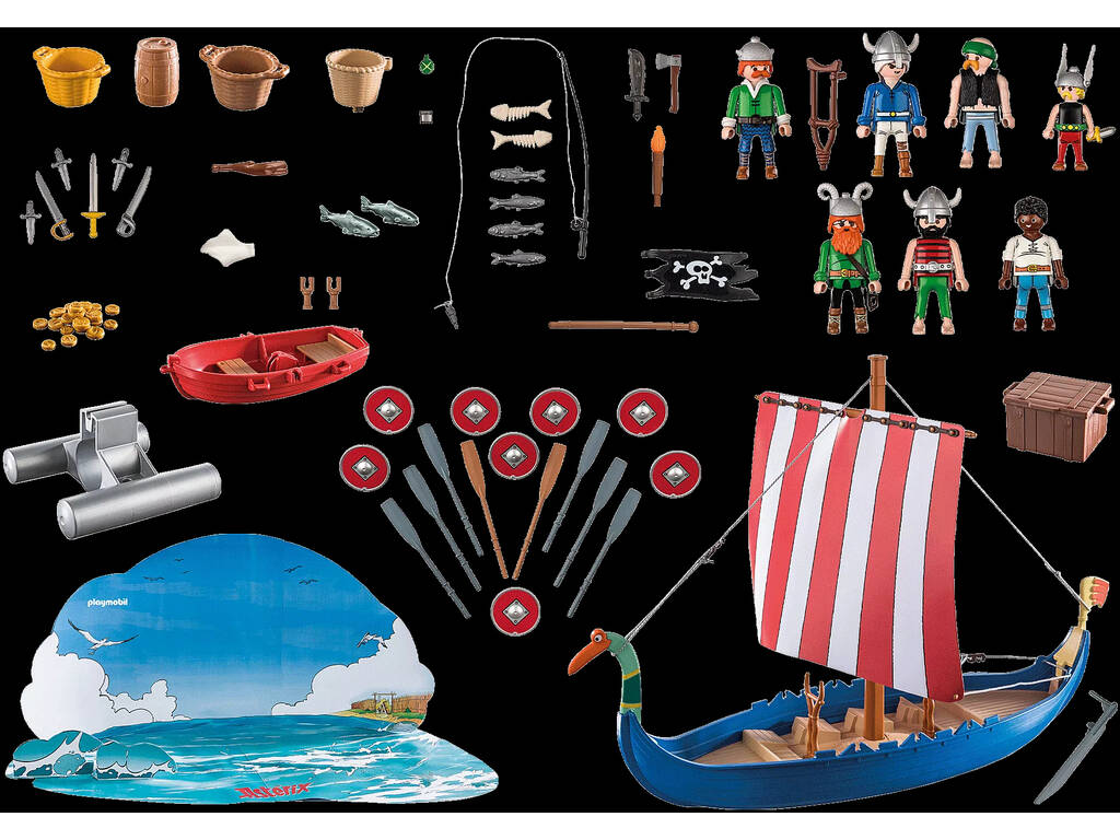 Playmobil Astérix Calendario de Adviento Piratas 71087