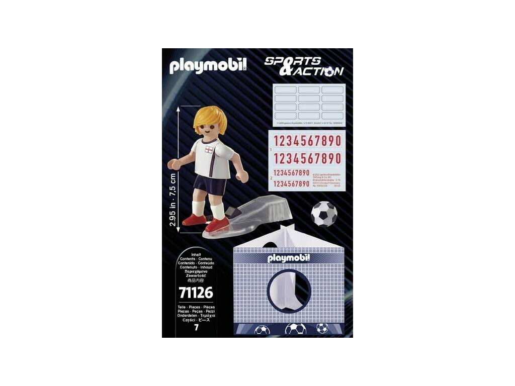 Playmobil Jogador de Futebol Inglaterra 71126