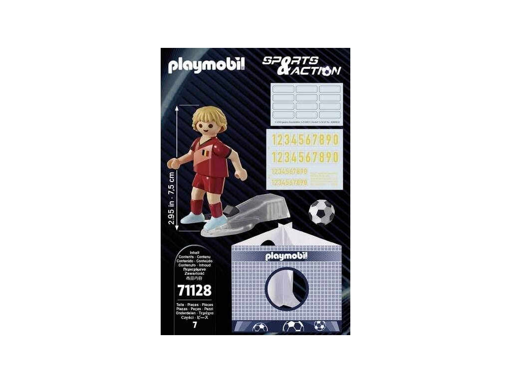 Playmobil Joueur de football Belgique 71128