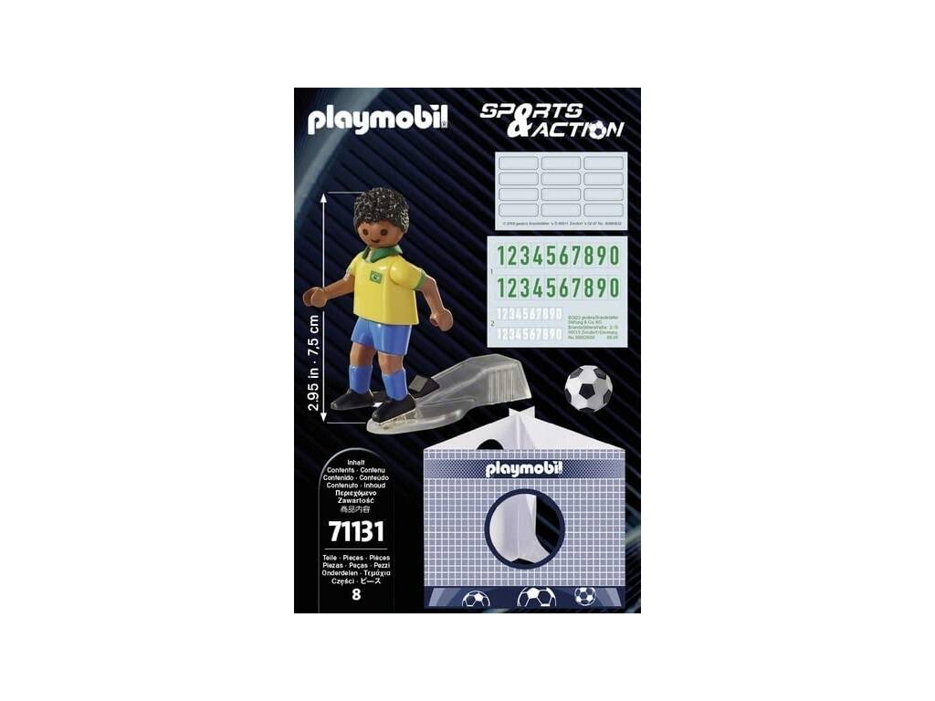 Playmobil Jogador de Futebol Brasil 71131