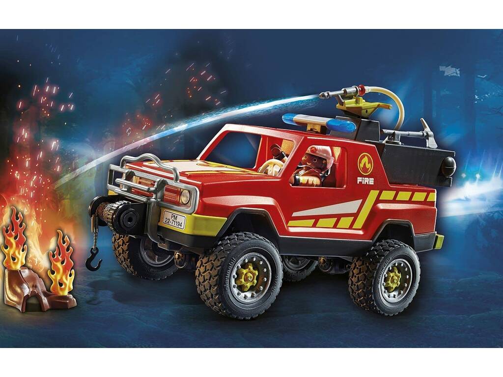 Playmobil Camion dei pompieri 71194
