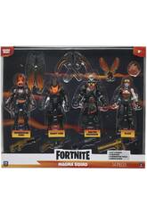 Fortnite Pack Magma Squad 4 Figuren 10 cm. mit Zubehör Toy Parther FNT1157