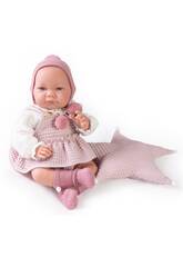 Bambola neonata Nica Coppia 42 cm. con cuscino a stella Antonio Juan 33230