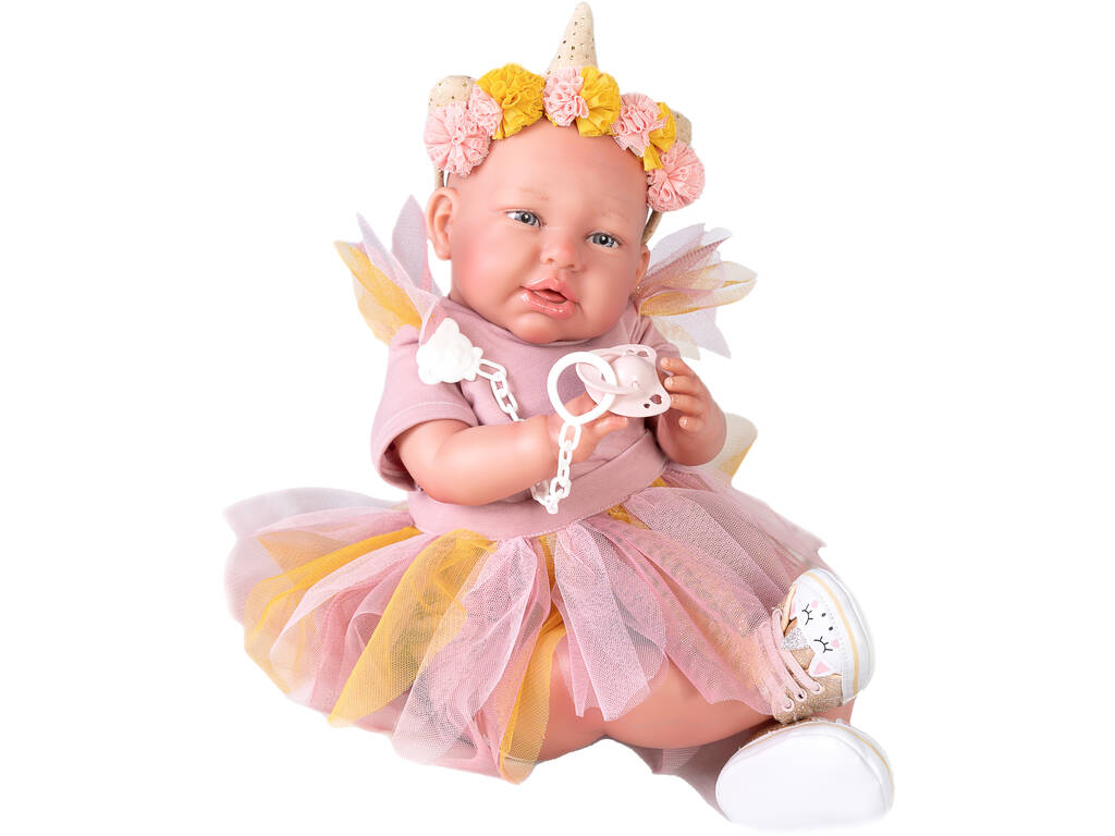 My First Reborn Doll Daniela Fairy With Headband 52 cm. Antonio Juan 81275