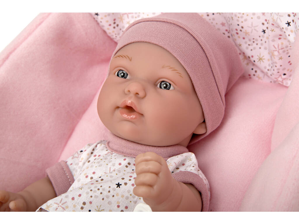 Elegance Pillines Pink Puppe 26 cm. mit Babywanne Arias 60693