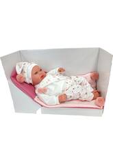 Mueca Elegance 45 cm. Mies Rosa con Manta Arias 65306