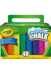 48 Gessetti lavabili per pavimenti Crayola 51-2048