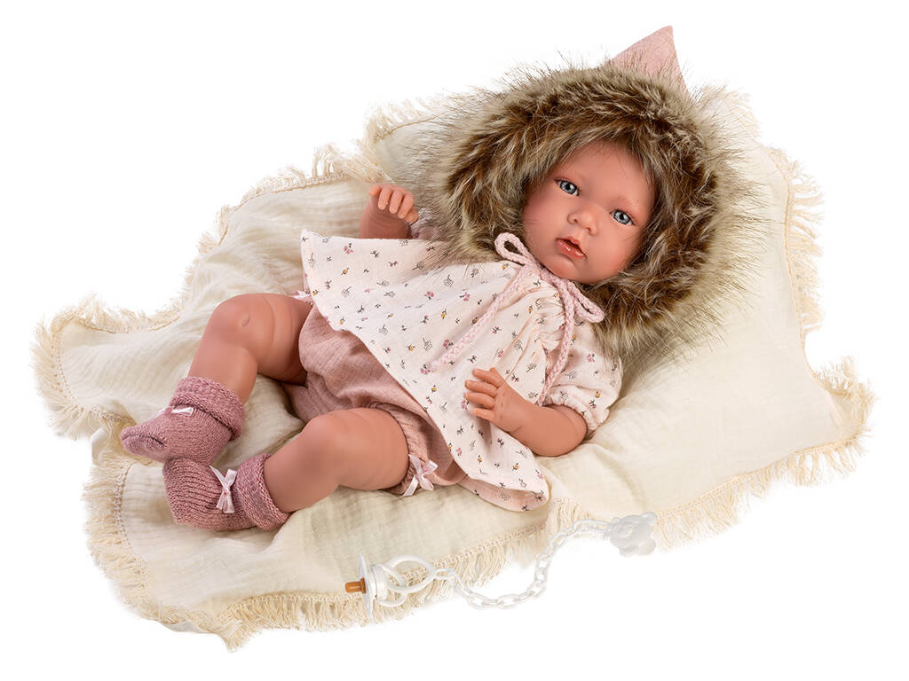 Puppe Neugeborene Mimi Llorona Kissen 42 cm. Llorens 74022