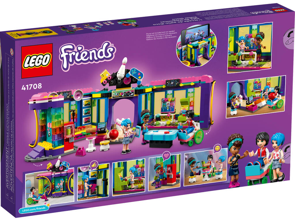 Lego Friends Salón Recreativo Roller Disco 41708