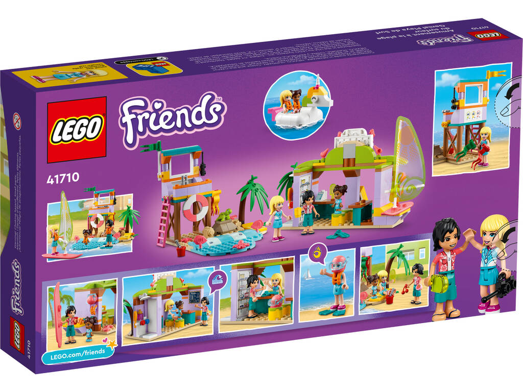Lego Friends Spiaggia Geniale di Surf 41710
