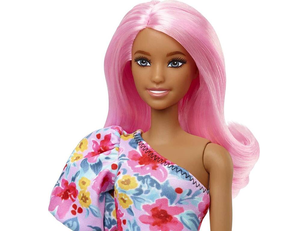 Barbie Fashionista Vestido Floral y Pierna Protésica Mattel HBV21