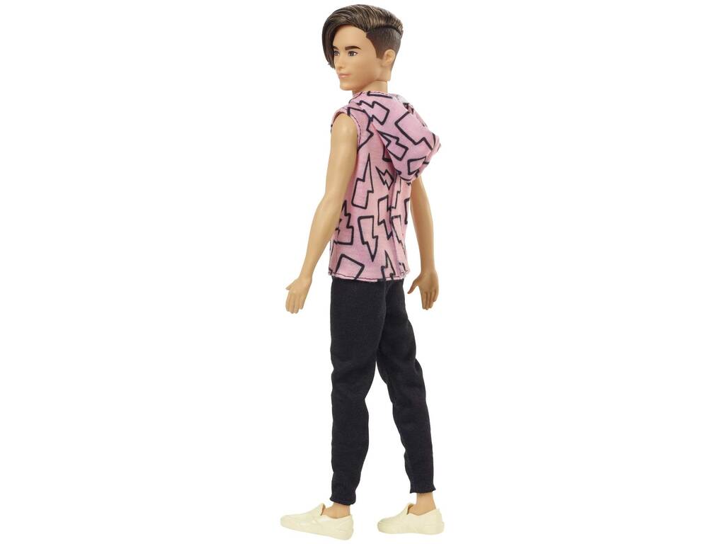Ken Fashionista Camiseta Rayos con Pelo Enraizado Mattel HBV27