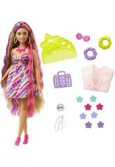 Barbie Totally Hair Capelli extra lunghi a fiori Mattel HCM89