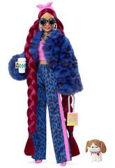 Barbie Extra Survêtement Léopard Bleu Mattel HHN09