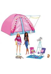 Barbie Vamos de Acampamento! Malibú e Brooklyn com Loja de Campana Mattel HGC18