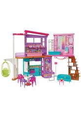 Barbie Mobliertes Ferienhaus Mattel HCD50