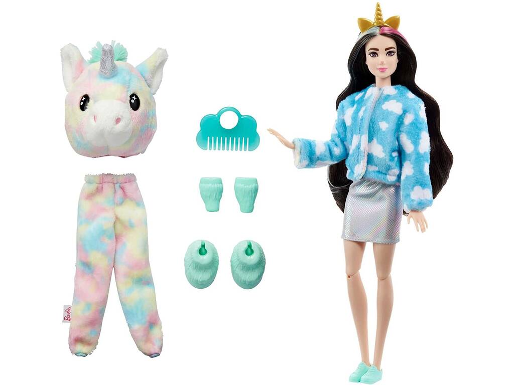 Barbie Cutie Reveal Unicorn Doll Mattel HJL58