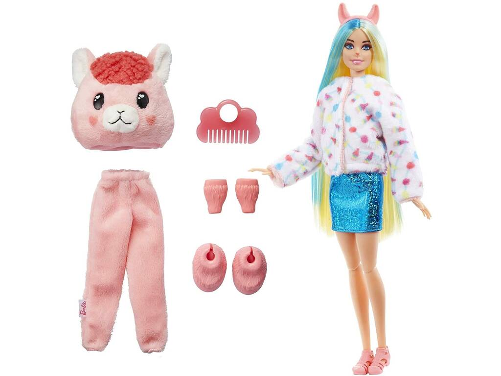 Barbie Cutie Reveal Puppe Lama Mattel HJL60