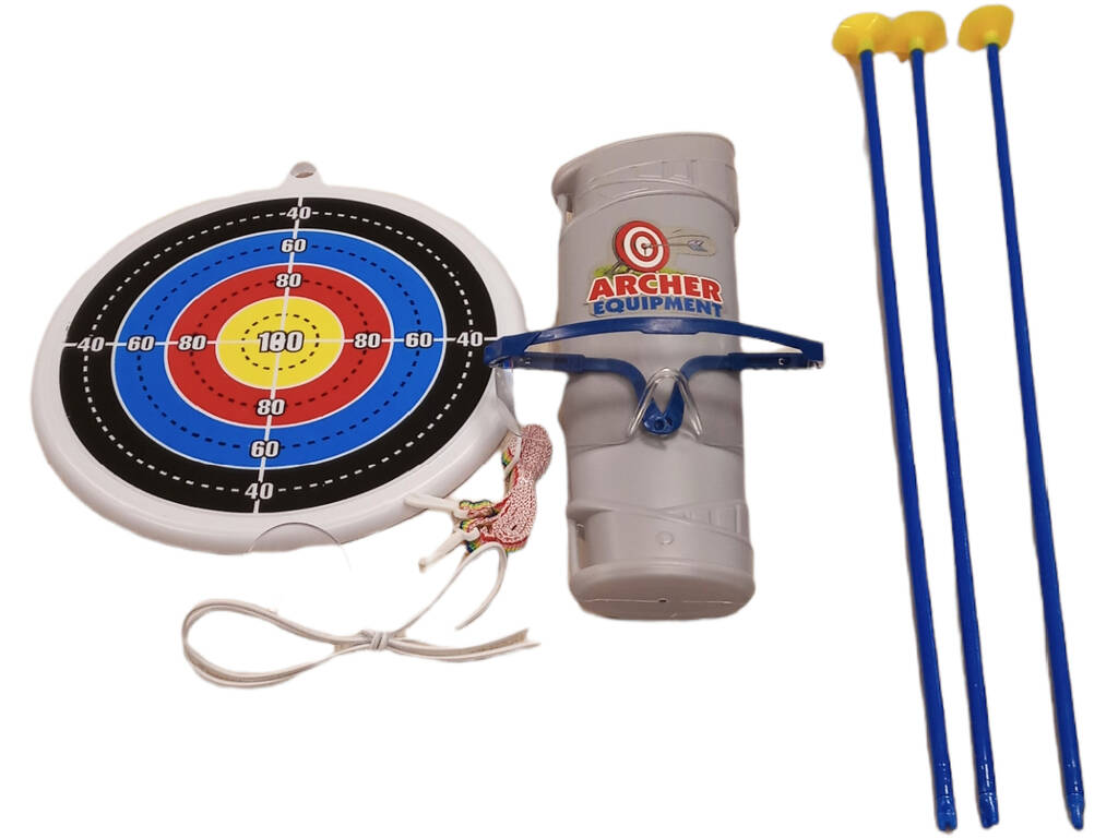 Set Archery 60 cm. mit Pfeile und Diana Target