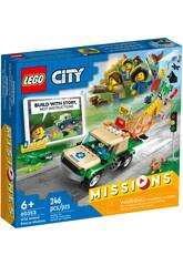 Lego City Missions de sauvetage d'animaux sauvages 60353