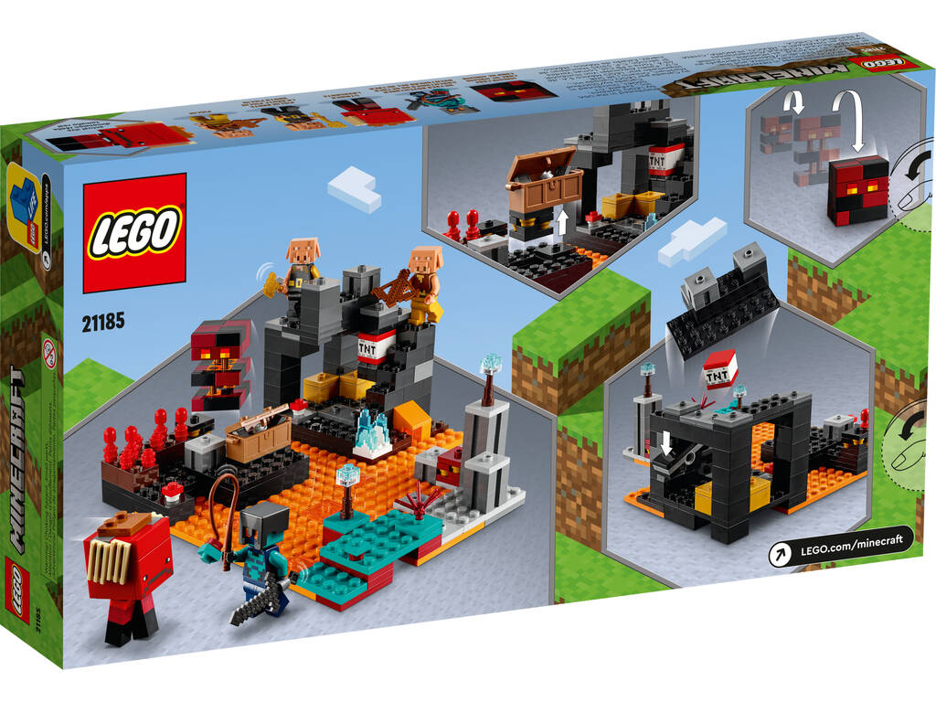 Lego Minecraft El Bastión del Nether 21185