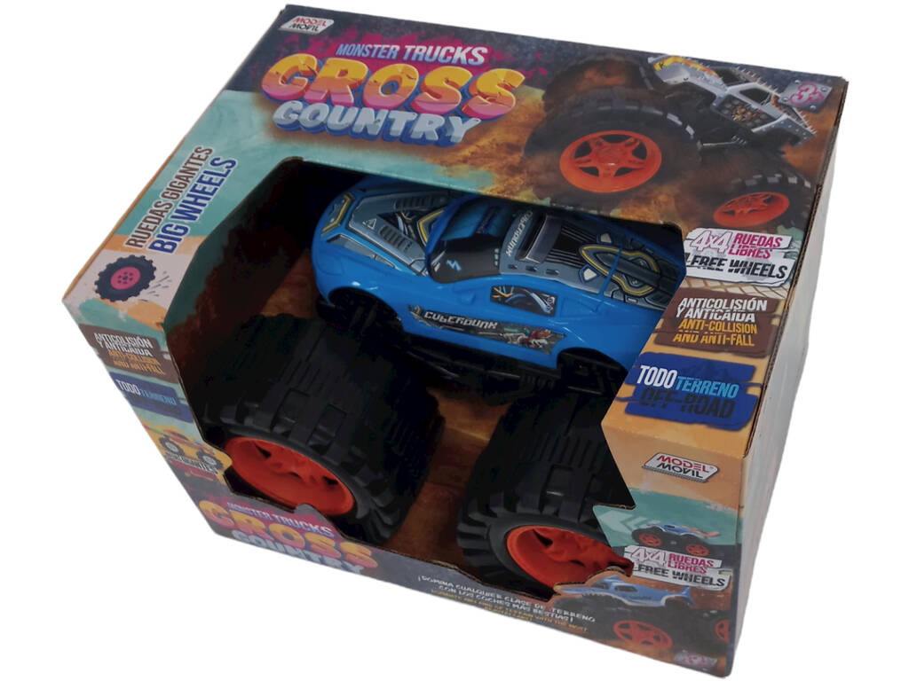 Blue Cross Country Friction Car 26 cm.