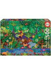 Puzzle 500 Dschungel Educa 19245