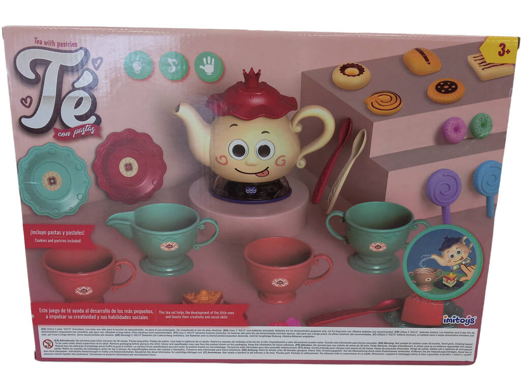 Service à thé rose pour enfants avec accessoires