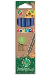 Pack Bleistift Eco Box 4 Blau Carioca 43102/02