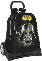 Mochila 665 com Carro Evolution Star Wars Fighter Safta 612201860
