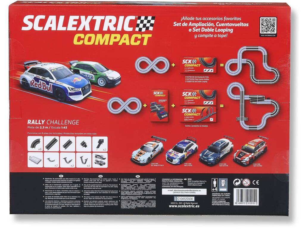 Scalextric Compact Circuito Rally Challenge C10412S500