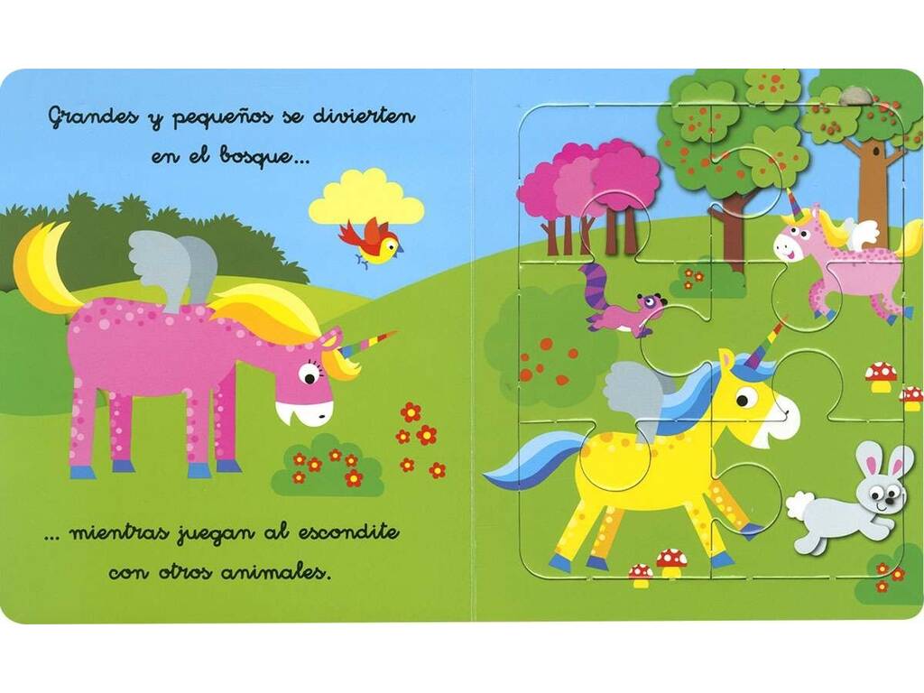 Cuento Puzle Unicornios de Susaeta S069005